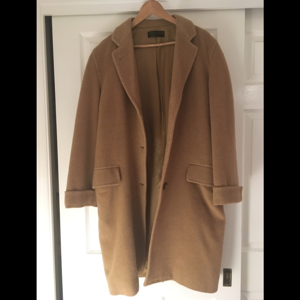 Donna Karan Camel Coat